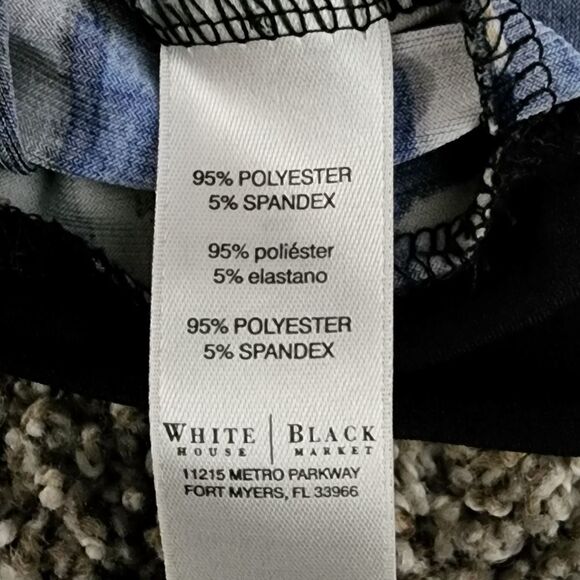 WHBM Summer Spring mosaic geometric mini halter tunic dress size medium - Picture 10 of 14